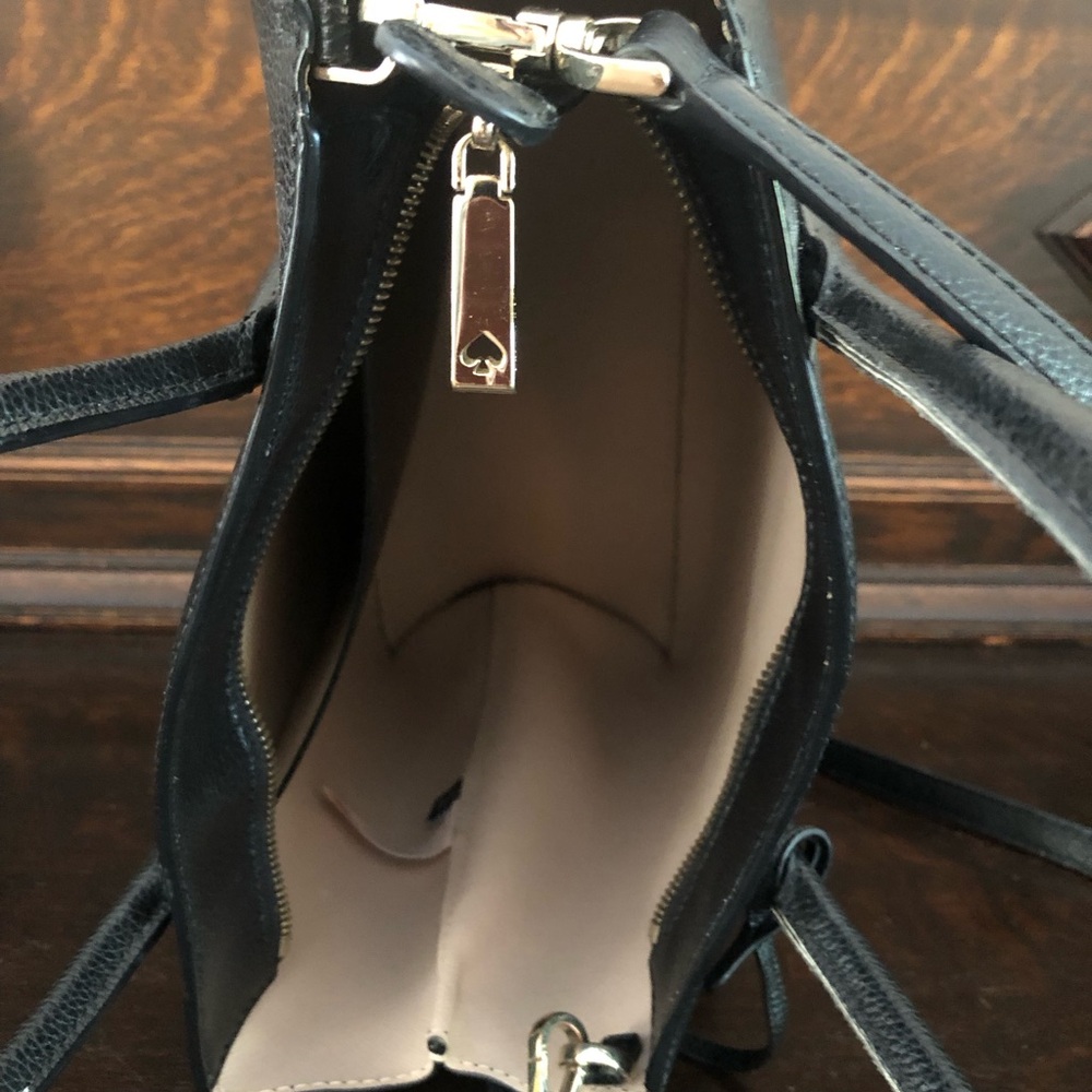Kate ♠️ Spade Classic Black Tote - Picture 7 of 13